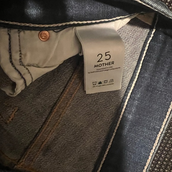 Mother Mid-Rise Straight Leg Jeans SZ 25 - Picture 6 of 6